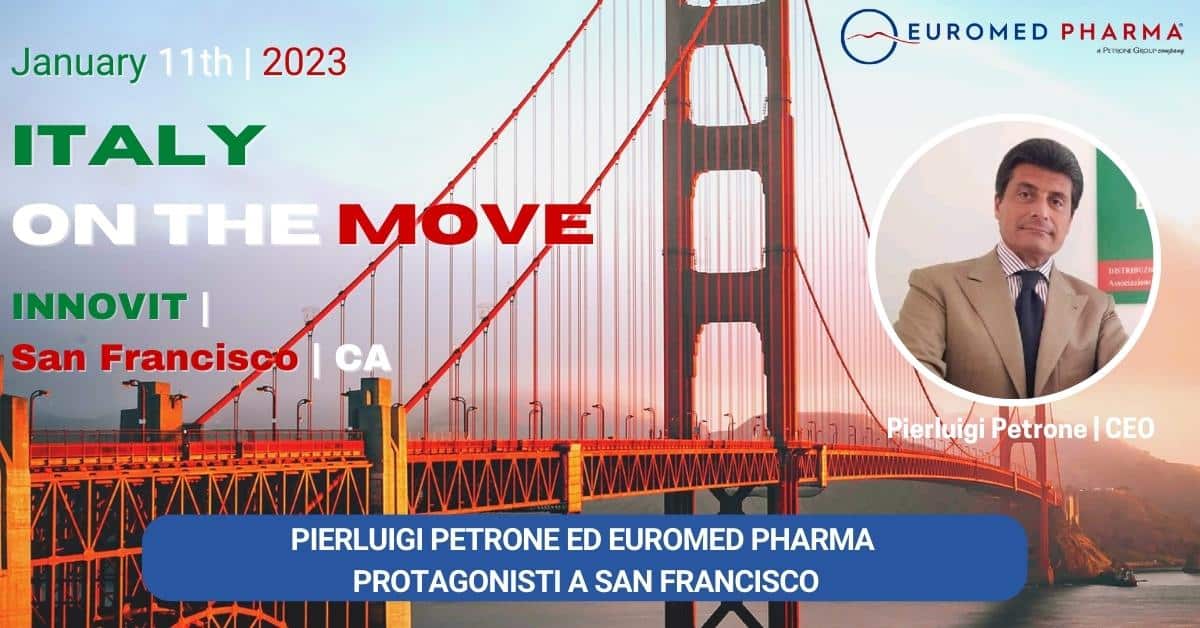 Pierluigi Petrone ed Euromed Pharma protagonisti a San Francisco
