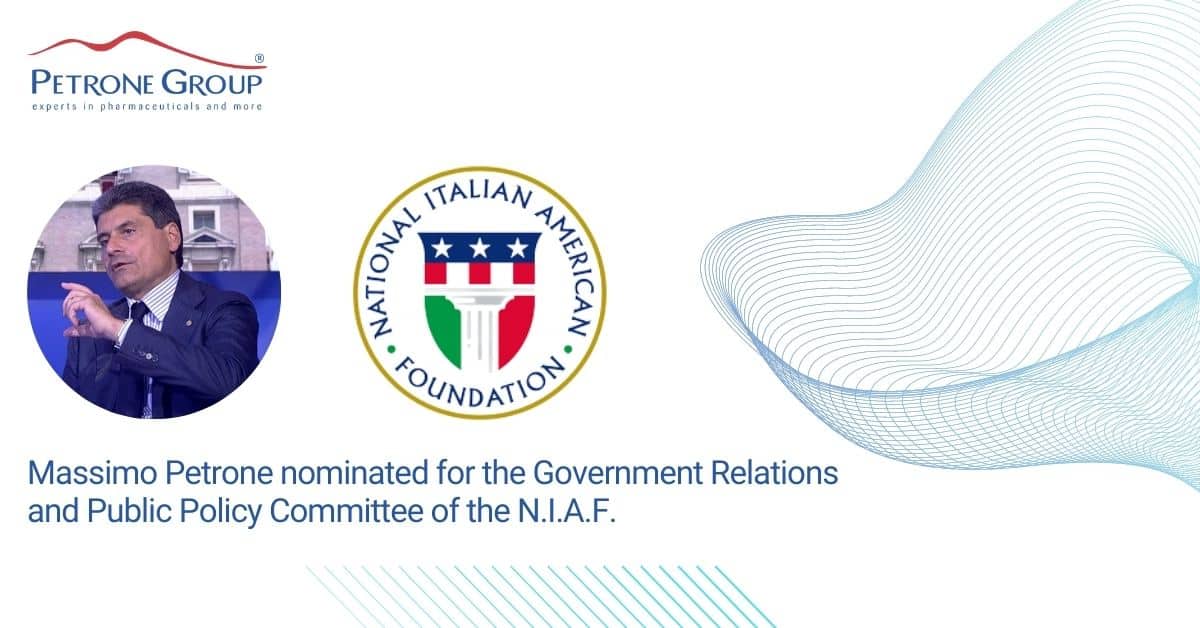 Massimo Petrone nominated for the Government Relations and Public Policy Committee of the National Italian American Foundation