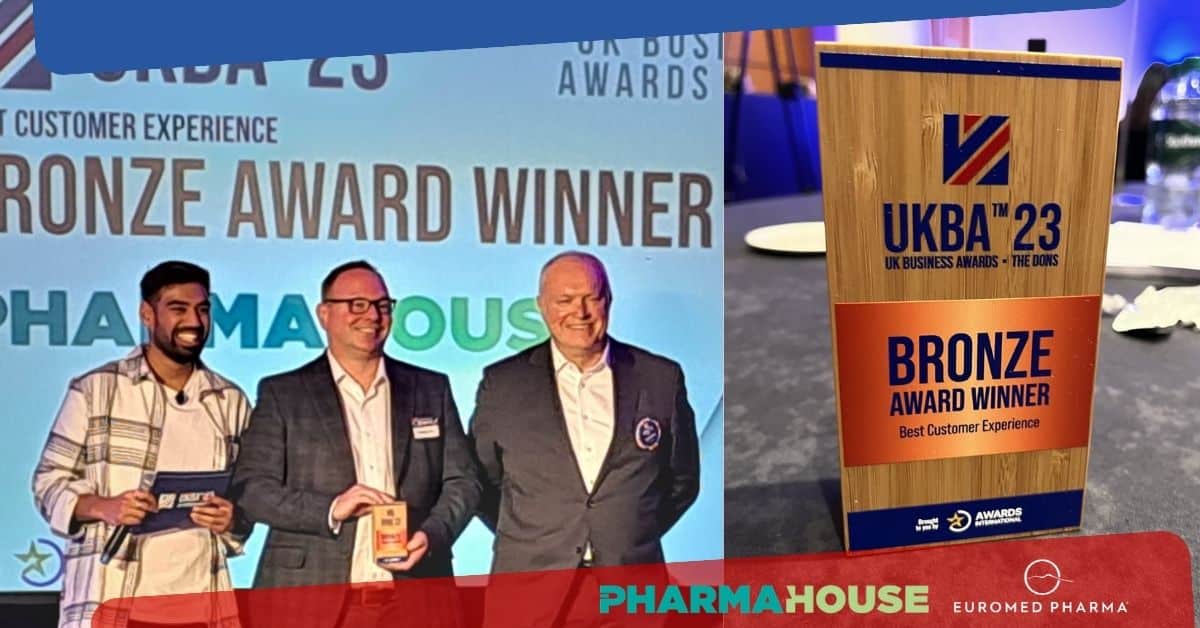 Pharmahouse Ltd won the Bronze at the UK Business Awards 2023 in the Best Customer Experience Category