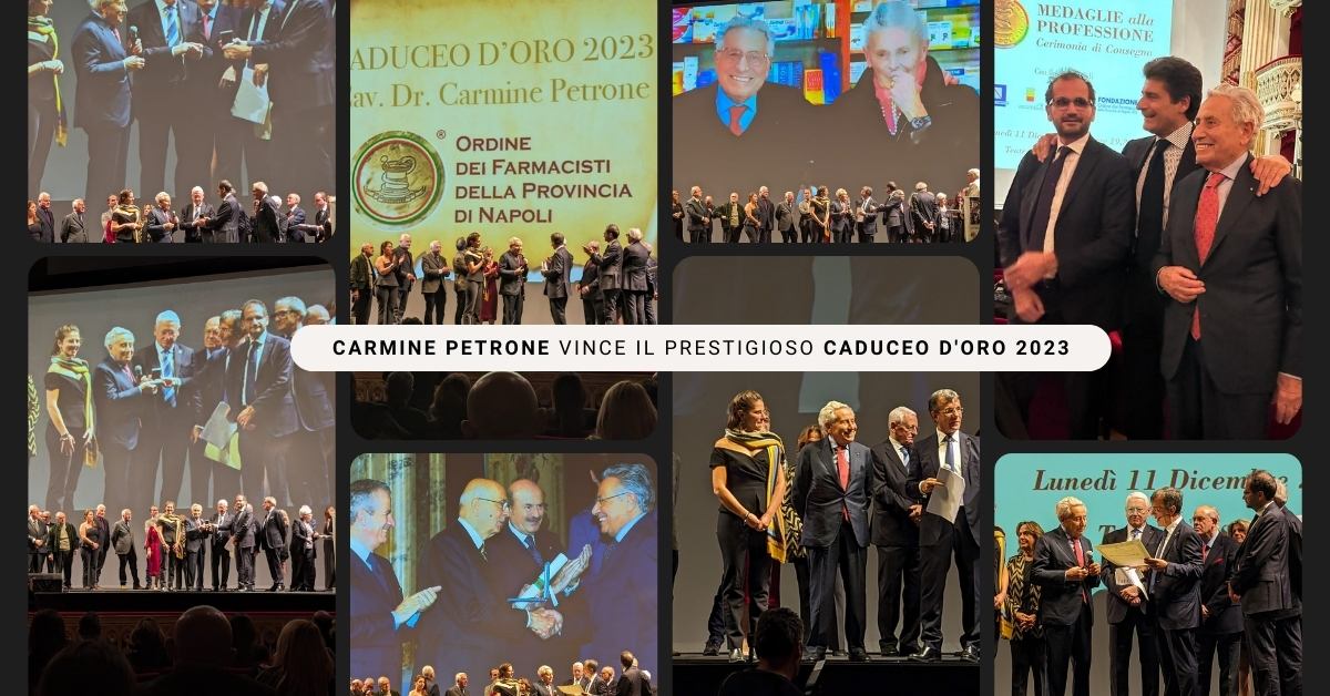 Carmine Petrone vince il prestigioso Caduceo d’Oro 2023