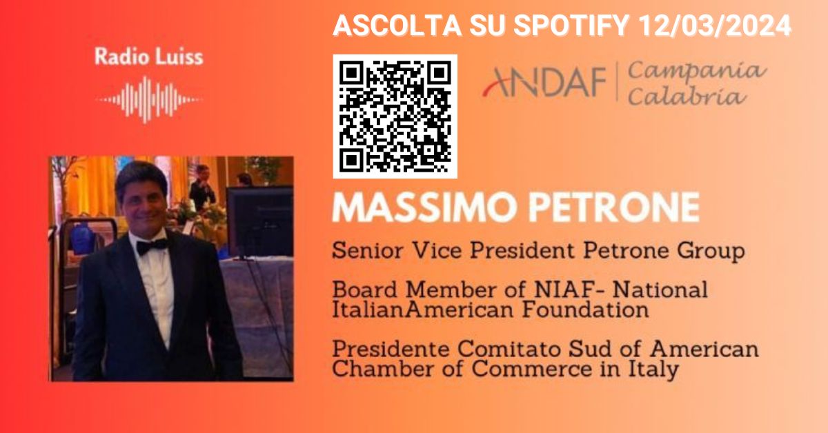 Massimo Petrone special guest al Podcast di ANDAF Giovani Campania e Calabria